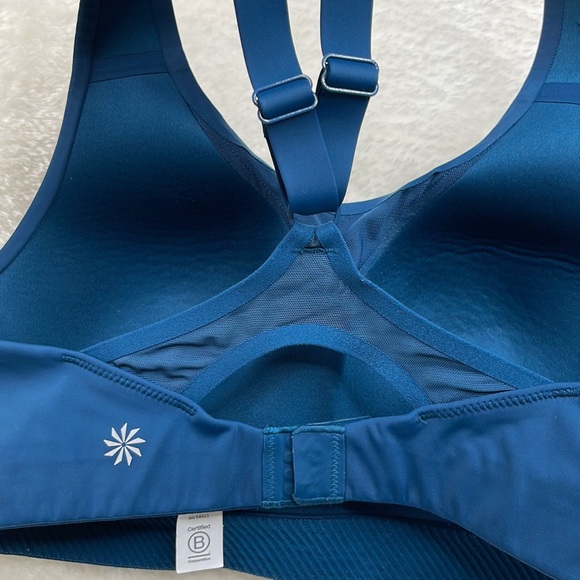 Athleta Advance Bra Teal Blue Size 34C - Picture 7 of 8